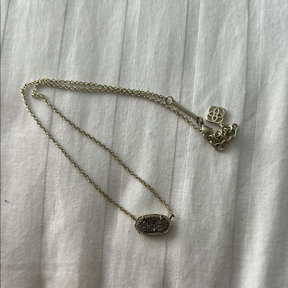 Kendra Scott Drusy Elisa Gold Necklace